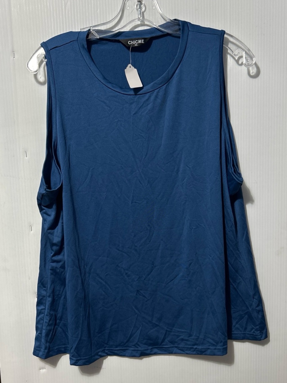 ChicMe Women's Sleeveless Tank Top in Navy Blue